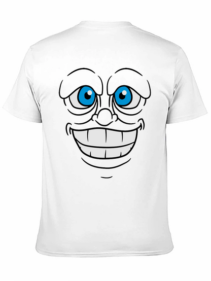 Cartoon Face Graphic Tee - Express Yourself!