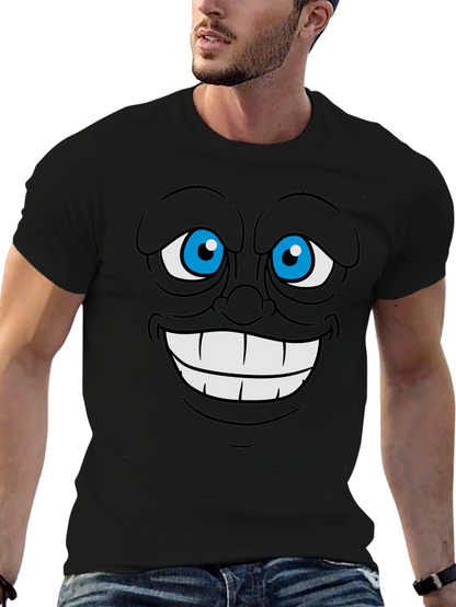 Cartoon Face Graphic Tee - Express Yourself!