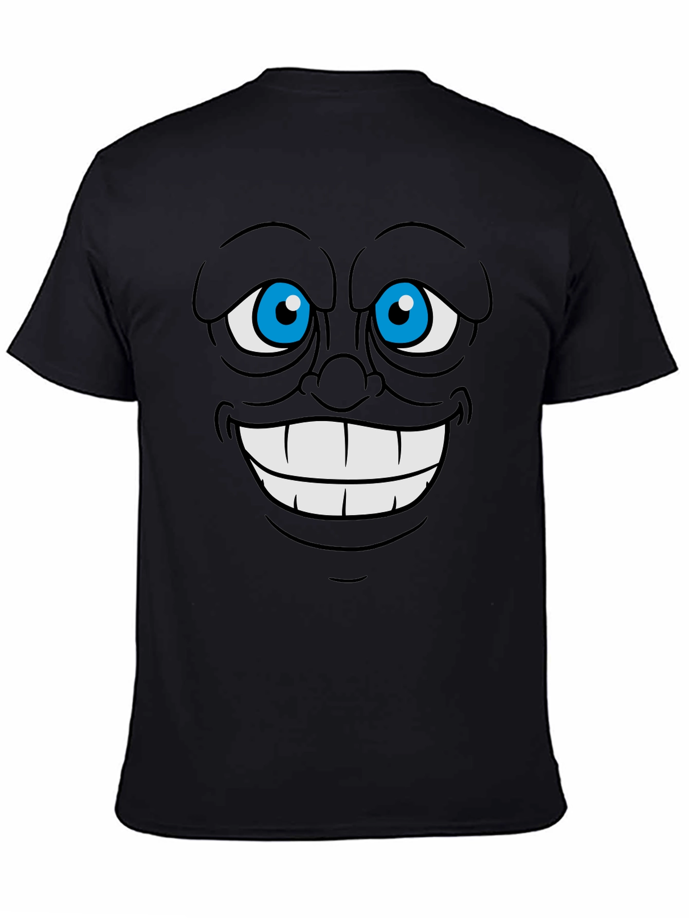 Cartoon Face Graphic Tee - Express Yourself!
