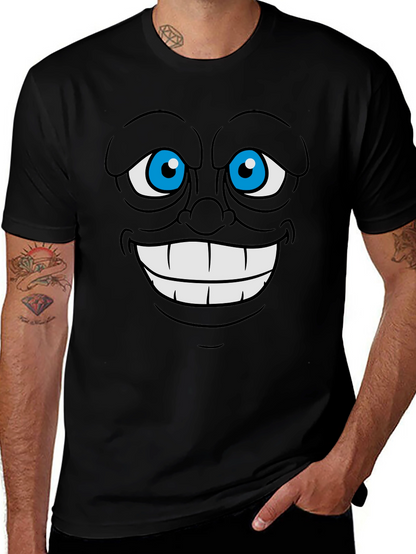 Cartoon Face Graphic Tee - Express Yourself!