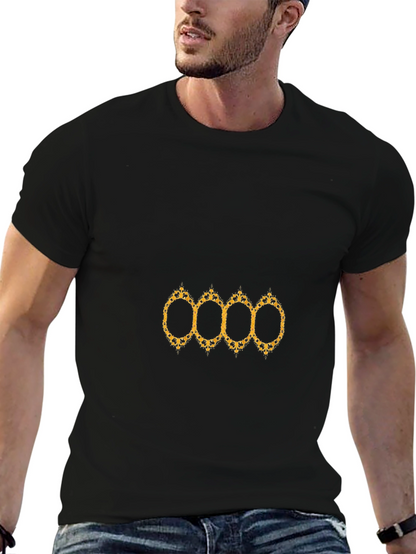 Ornate Gold Knuckle Duster Graphic T-Shirt
