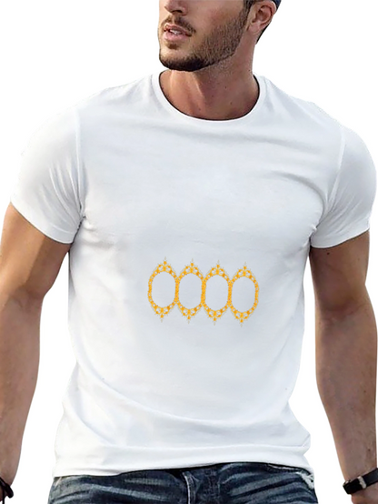 Ornate Gold Knuckle Duster Graphic T-Shirt