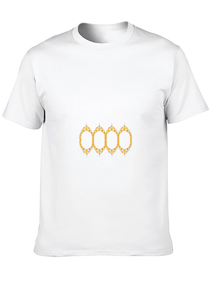 Ornate Gold Knuckle Duster Graphic T-Shirt