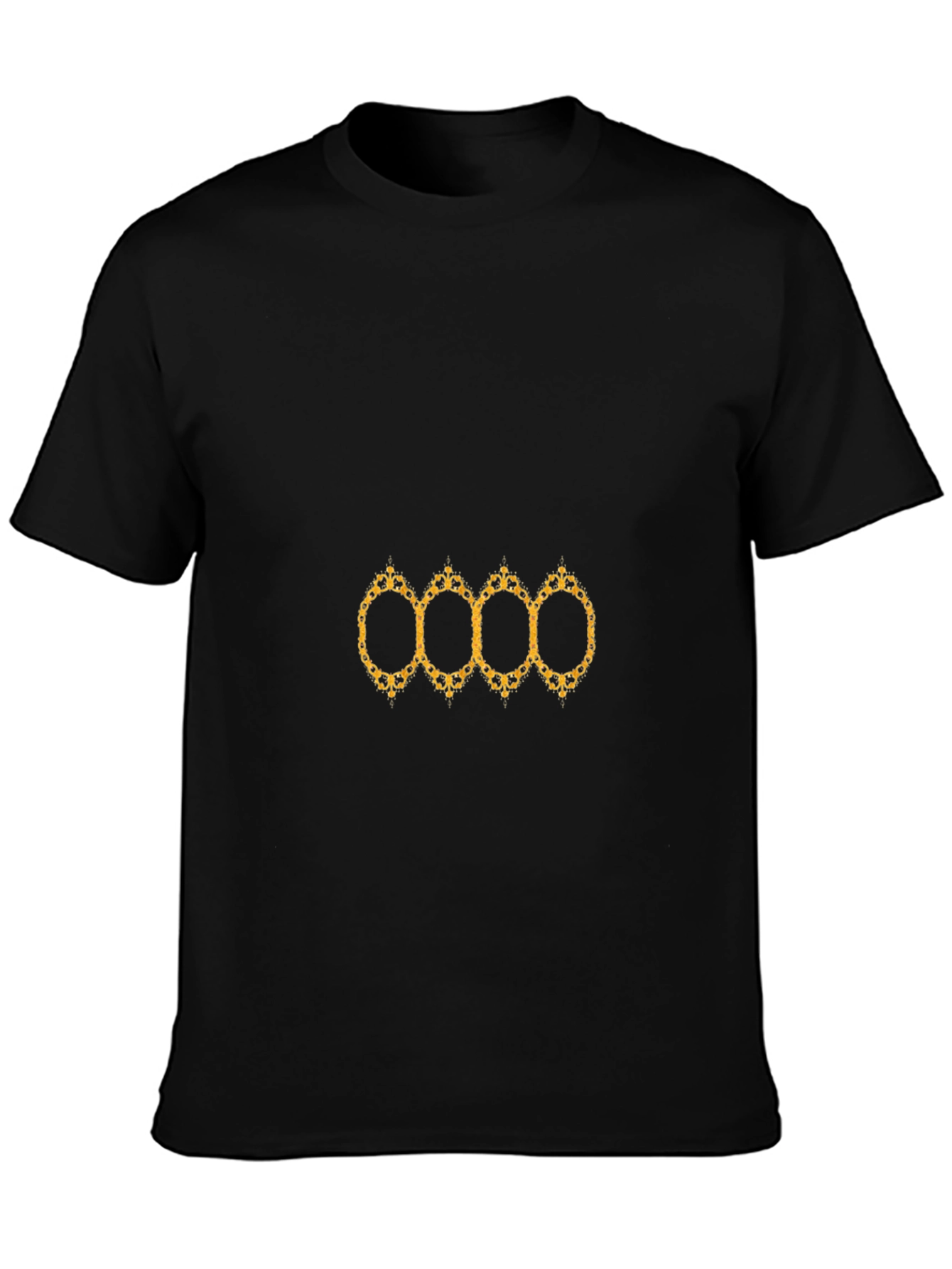 Ornate Gold Knuckle Duster Graphic T-Shirt