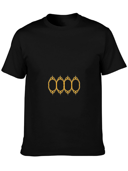 Ornate Gold Knuckle Duster Graphic T-Shirt