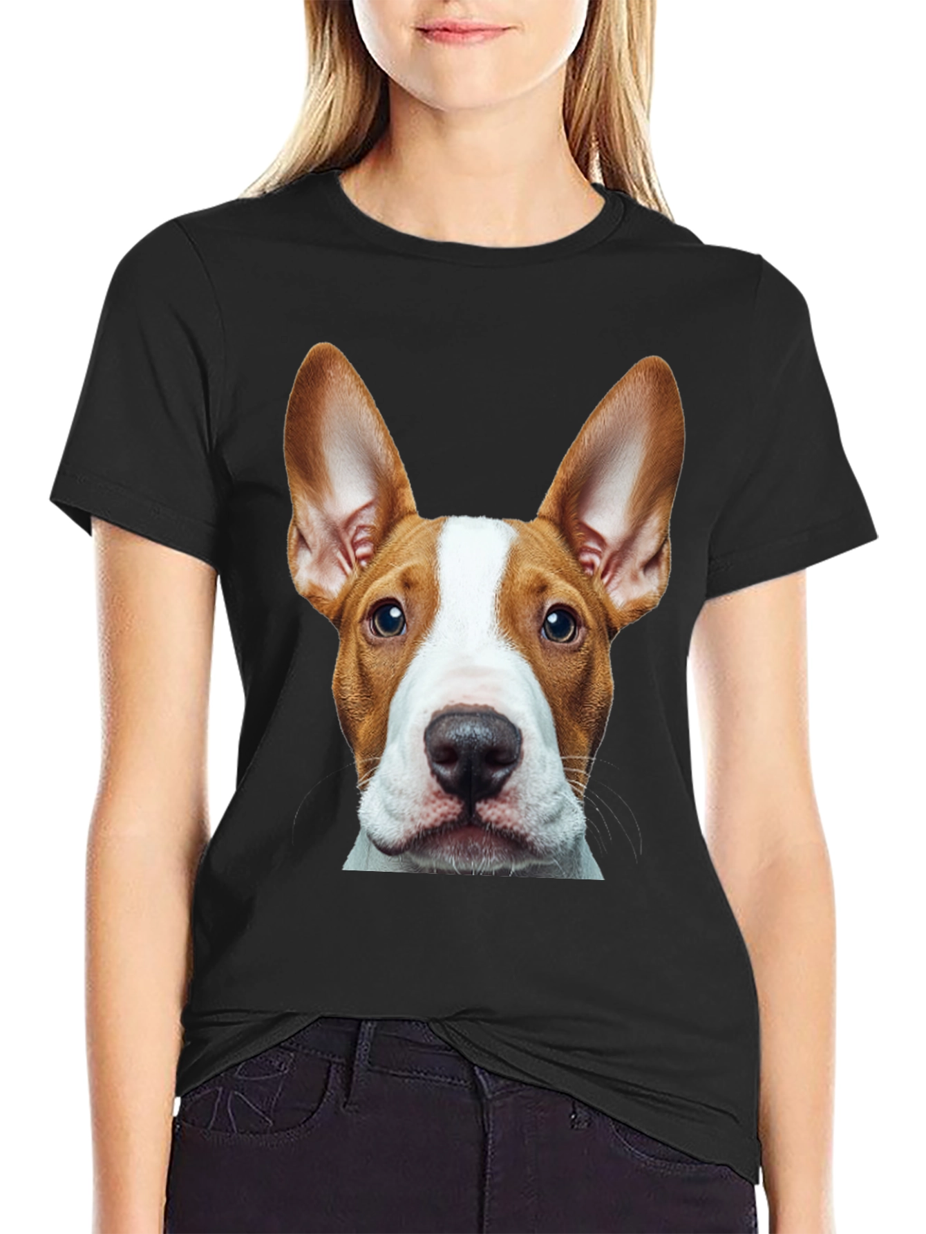 Dog Face Graphic Tee - Unique Pet Lover Gift