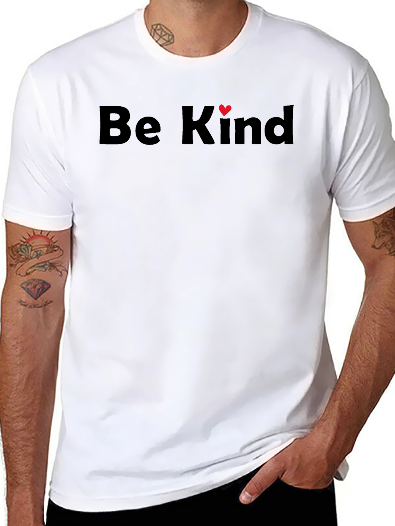 Be Kind Graphic Tee - Black