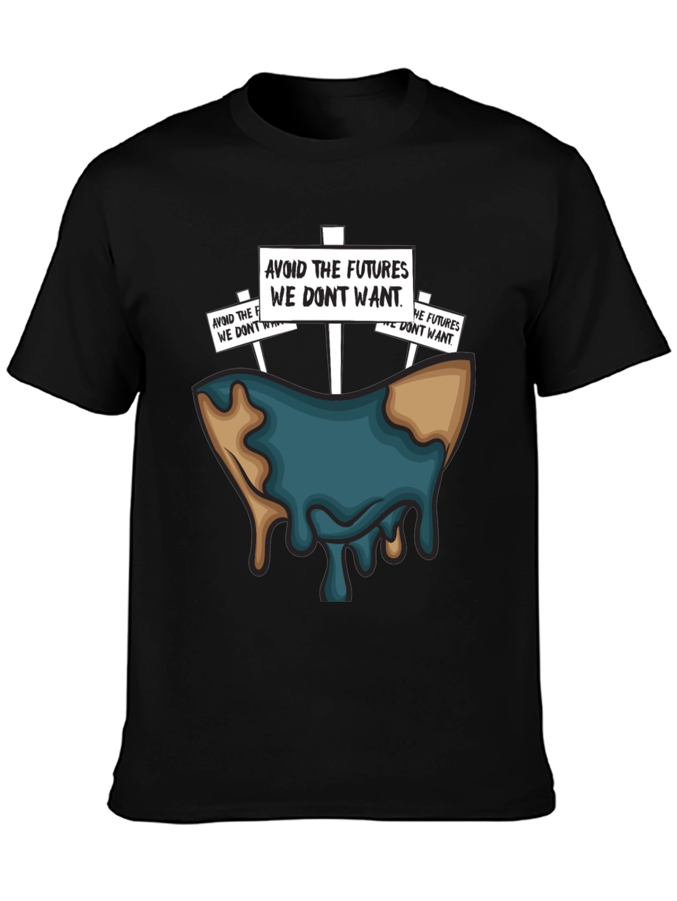 Climate Change Awareness T-Shirt - Avoid the Futures