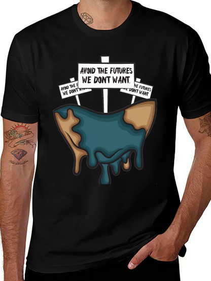 Climate Change Awareness T-Shirt - Avoid the Futures