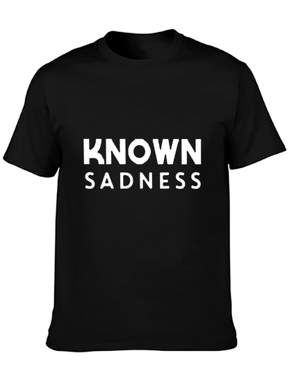 Known Sadness T-Shirt - Black Graphic Tee