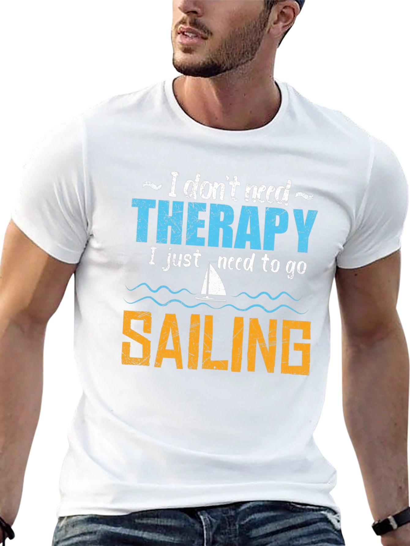 Sailing Therapy T-Shirt - Need to Go Sailing