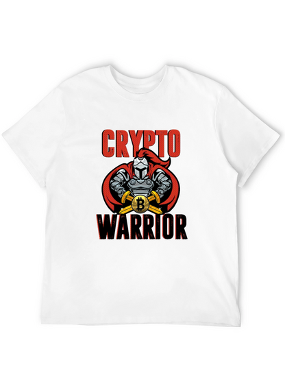 Crypto Warrior Bitcoin T-Shirt - Knight Design