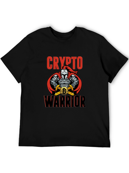 Crypto Warrior Bitcoin T-Shirt - Knight Design