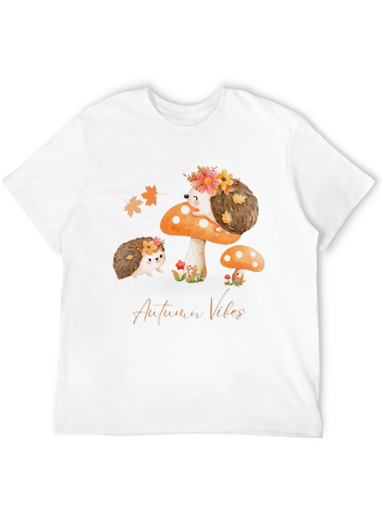 Autumn Vibes Hedgehog Graphic Tee