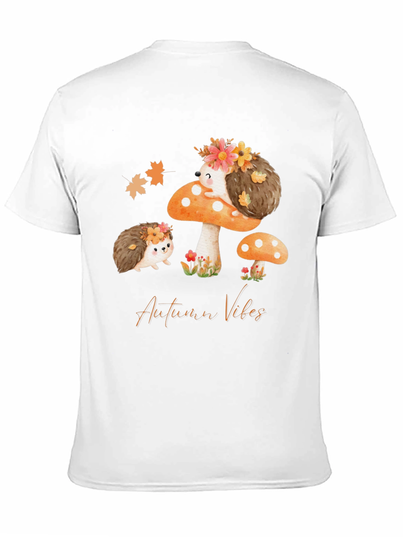Autumn Vibes Hedgehog Graphic Tee