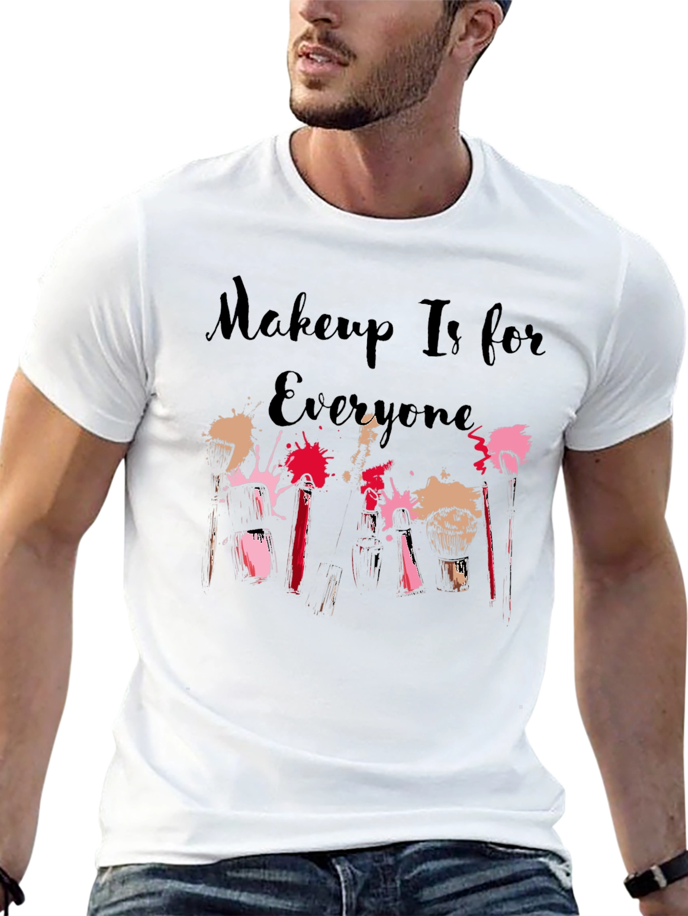 Makeup Is for Everyone Graphic Tee