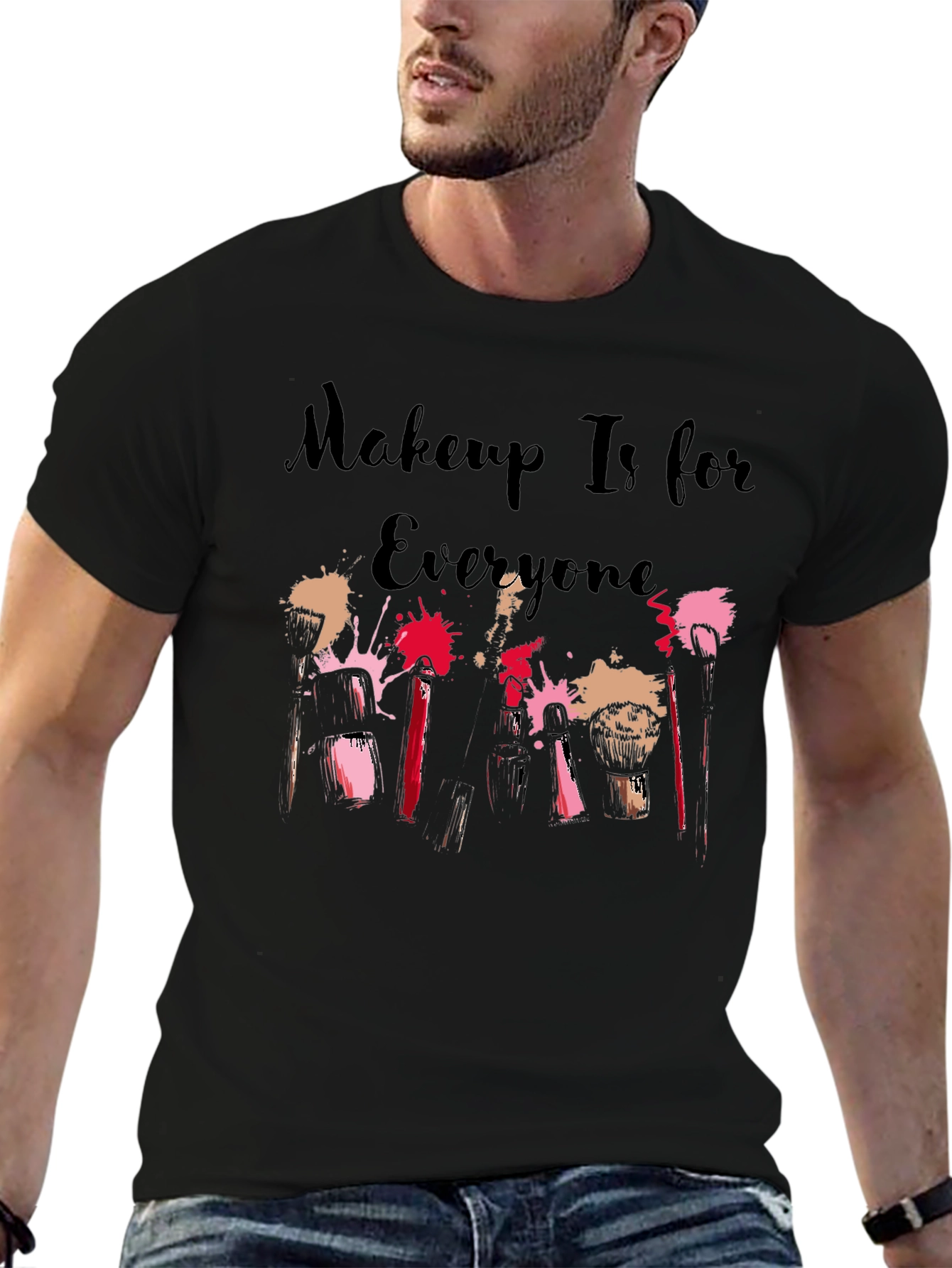 Makeup Is for Everyone Graphic Tee