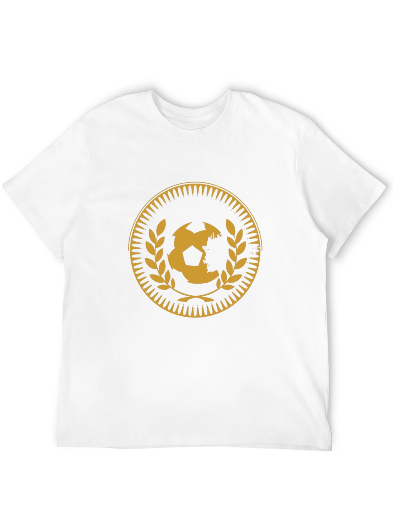 Soccer Ball Medallion Black T-Shirt