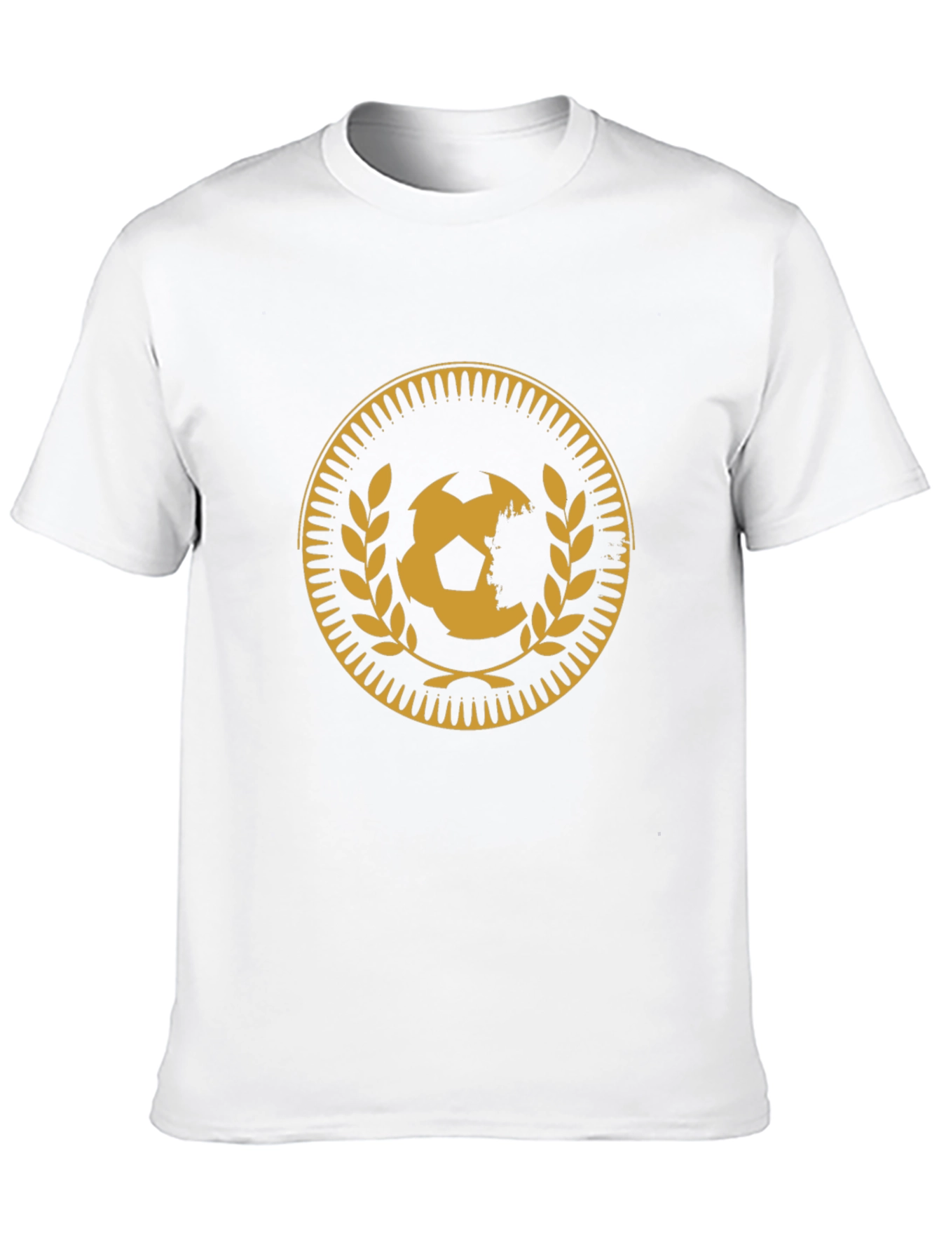Soccer Ball Medallion Black T-Shirt