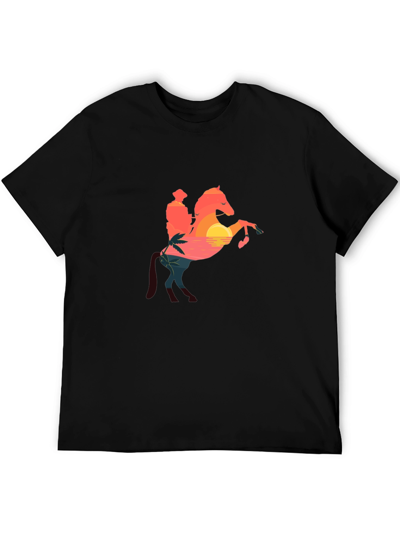 Sunset Rider Black T-Shirt