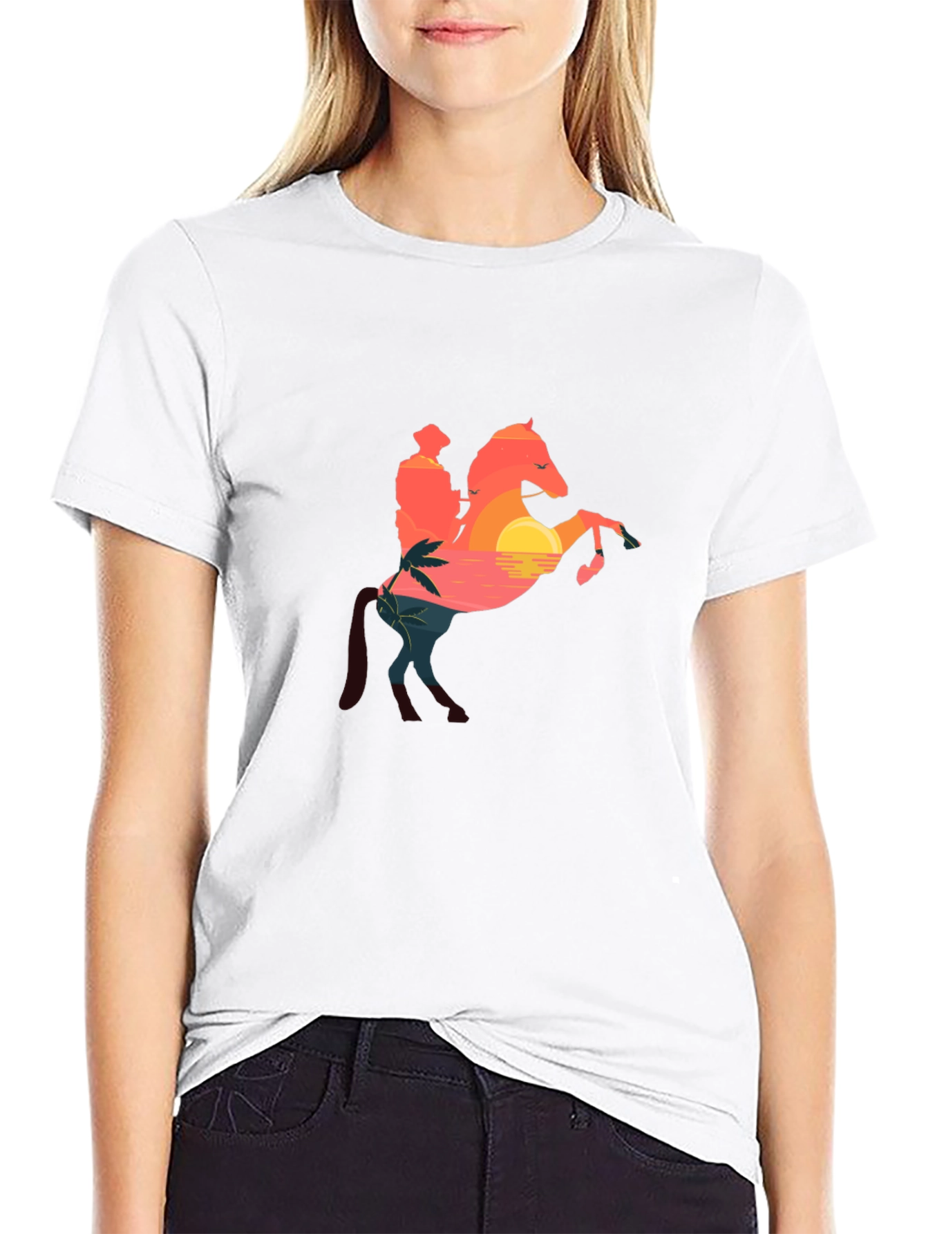 Sunset Rider Black T-Shirt