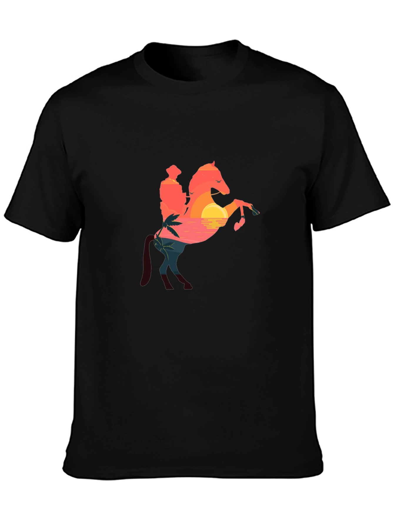 Sunset Rider Black T-Shirt