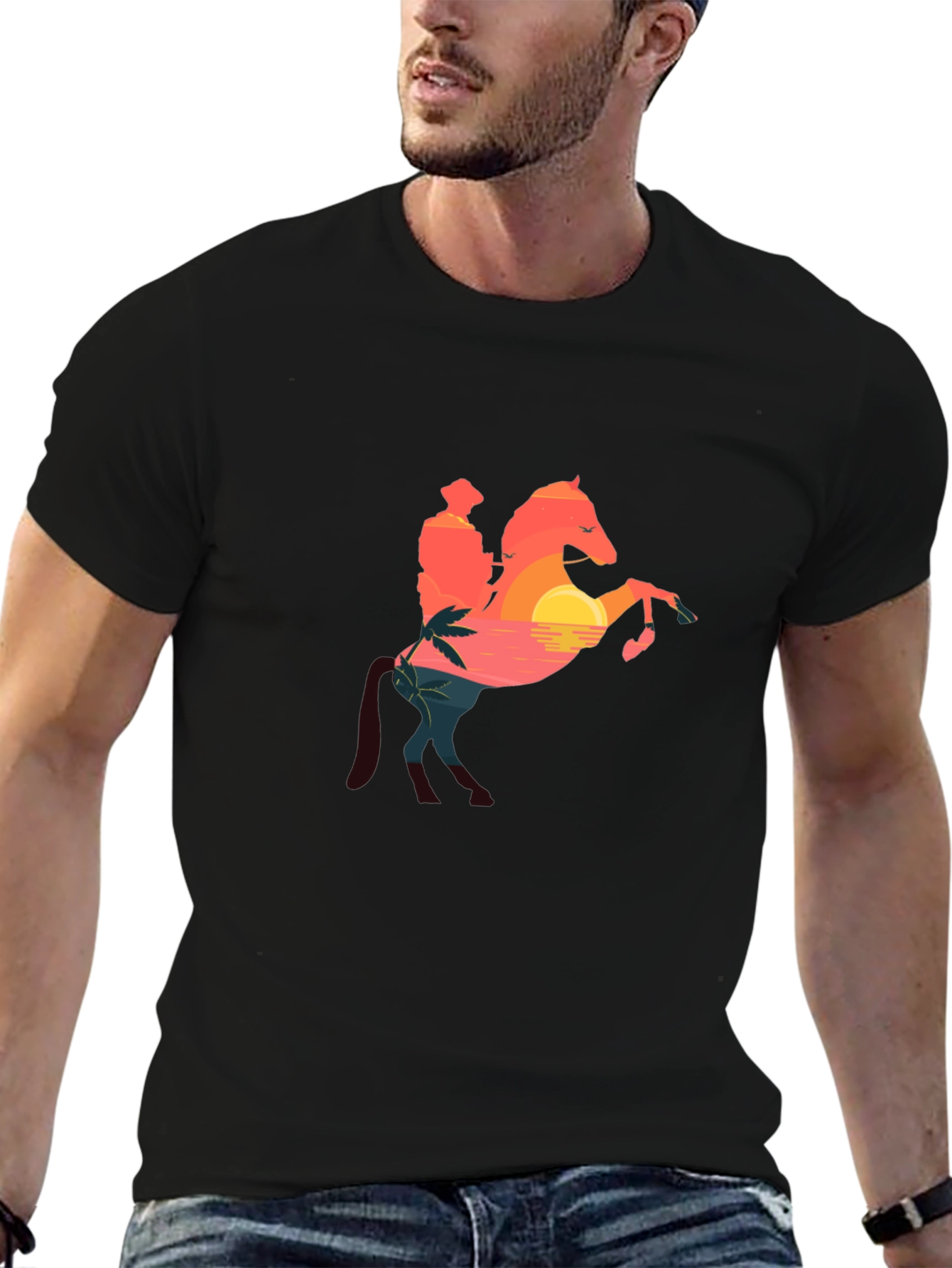 Sunset Rider Black T-Shirt