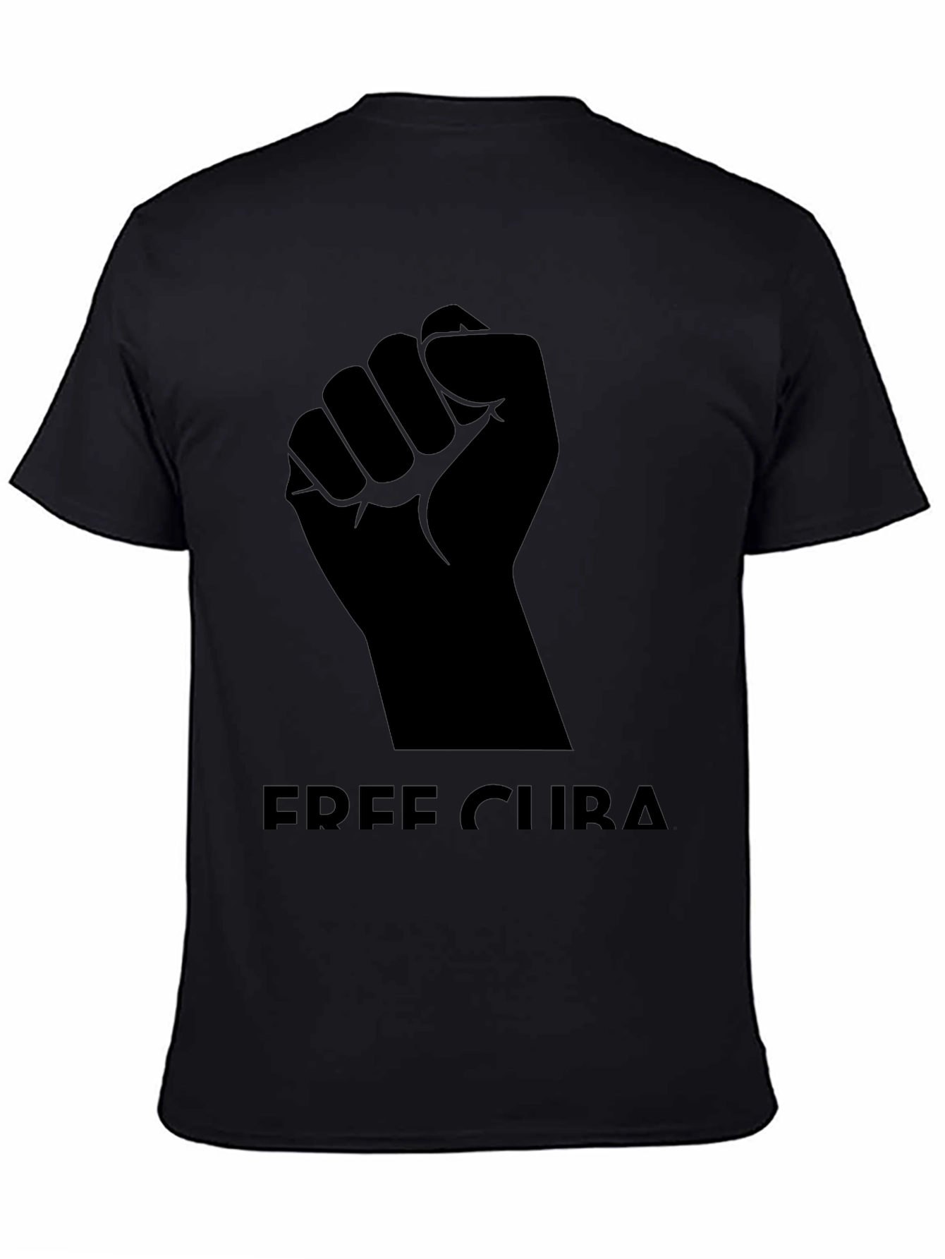 Free Cuba T-Shirt - Black Graphic Tee