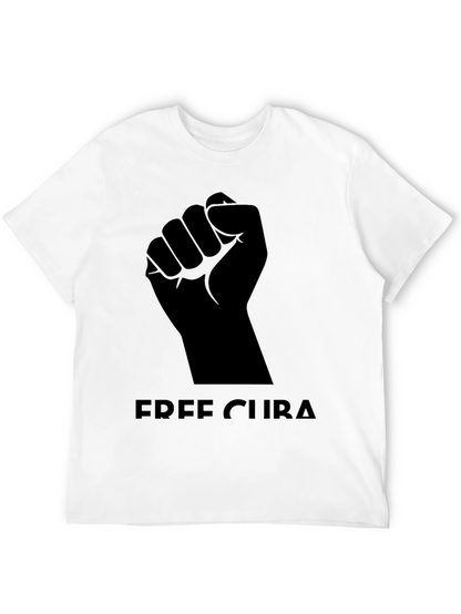 Free Cuba T-Shirt - Black Graphic Tee