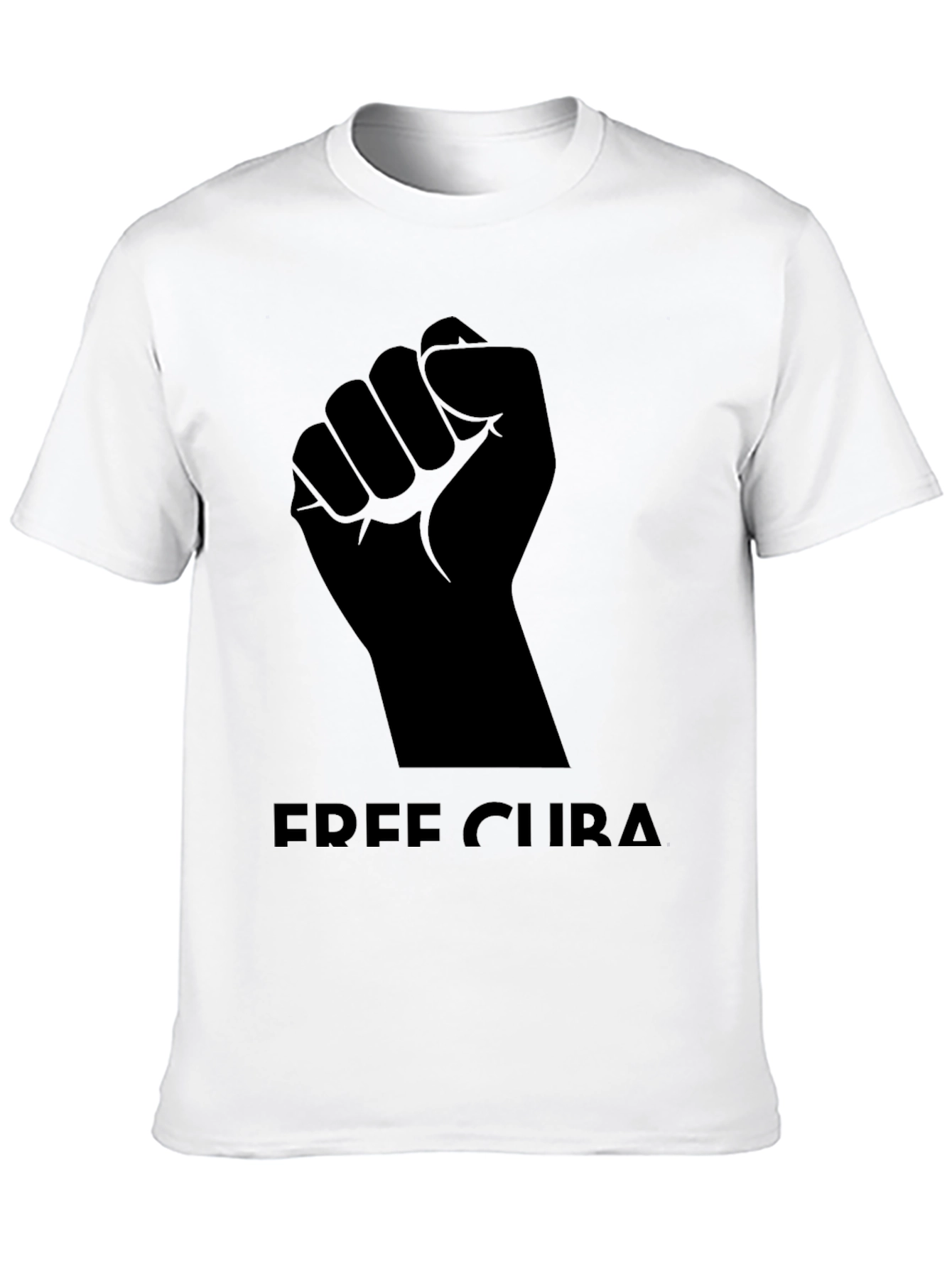Free Cuba T-Shirt - Black Graphic Tee