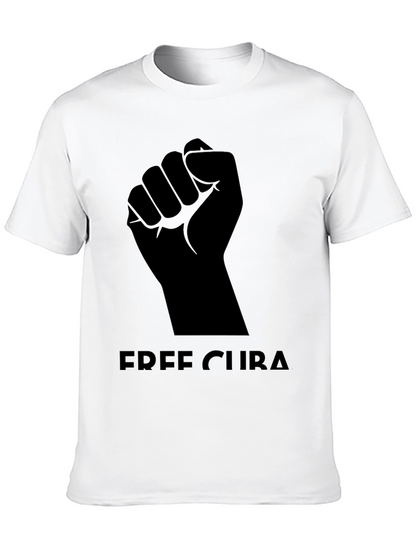 Free Cuba T-Shirt - Black Graphic Tee