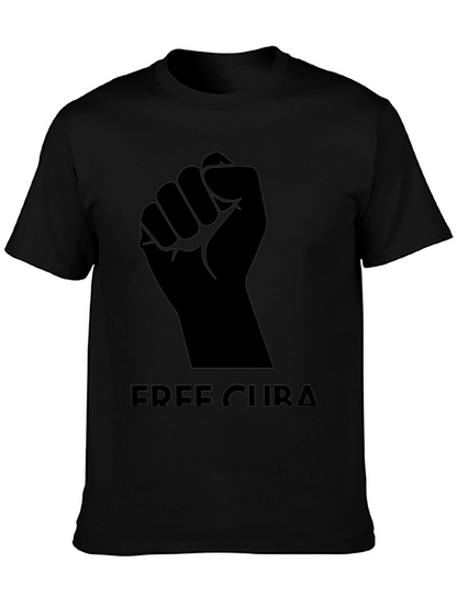 Free Cuba T-Shirt - Black Graphic Tee