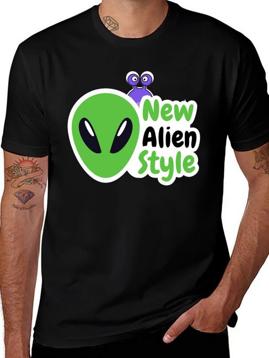 New Alien Style Black T-Shirt
