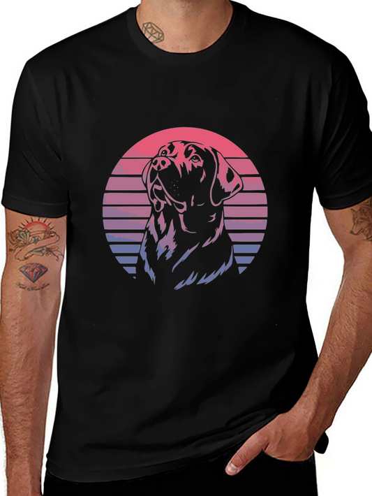Retro Dog T-Shirt - Vintage Style Pet Lover Tee