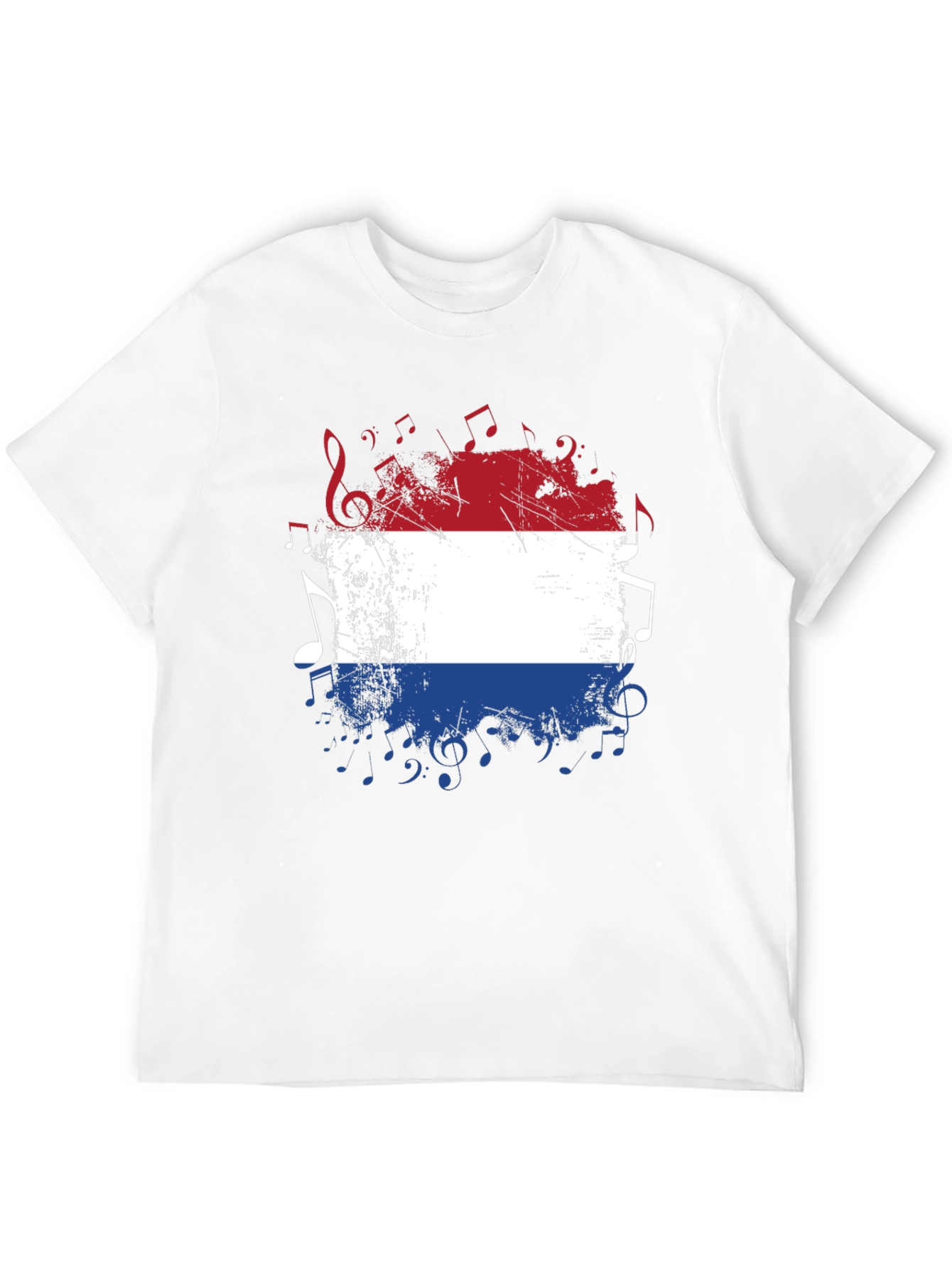 Dutch Flag Music Notes T-Shirt