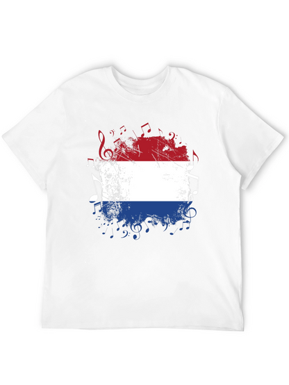 Dutch Flag Music Notes T-Shirt