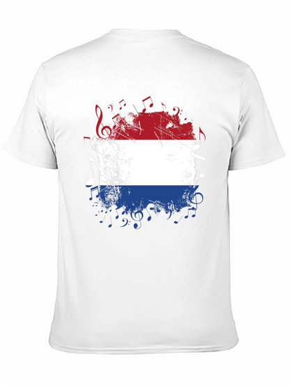 Dutch Flag Music Notes T-Shirt