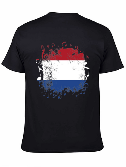 Dutch Flag Music Notes T-Shirt