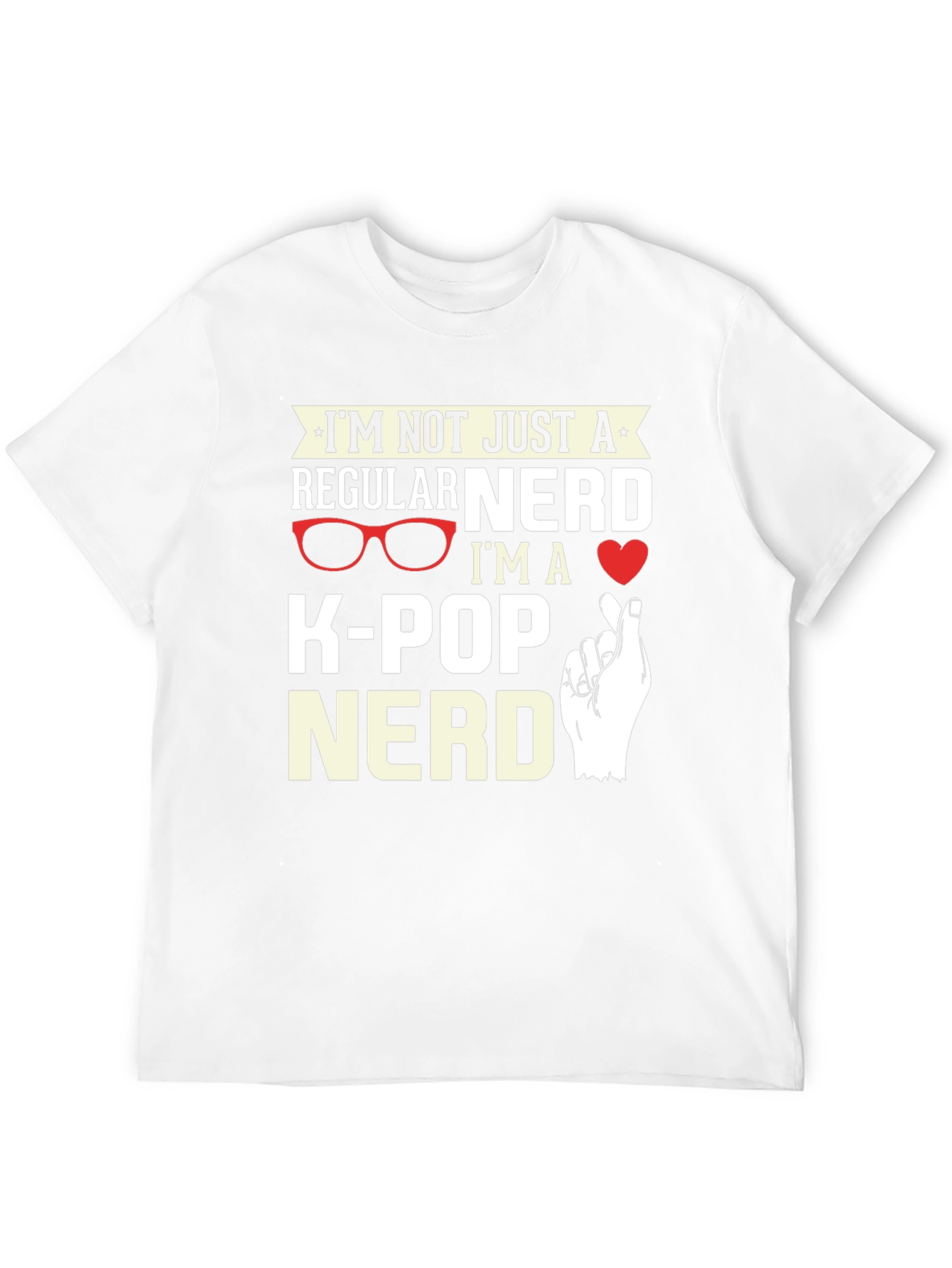 K-Pop Nerd Black T-Shirt