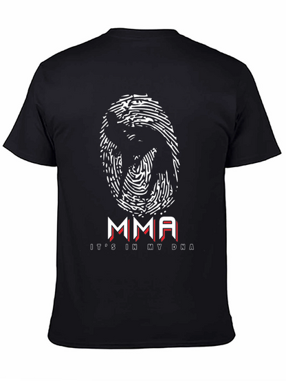 MMA DNA Black T-Shirt - Martial Arts Design