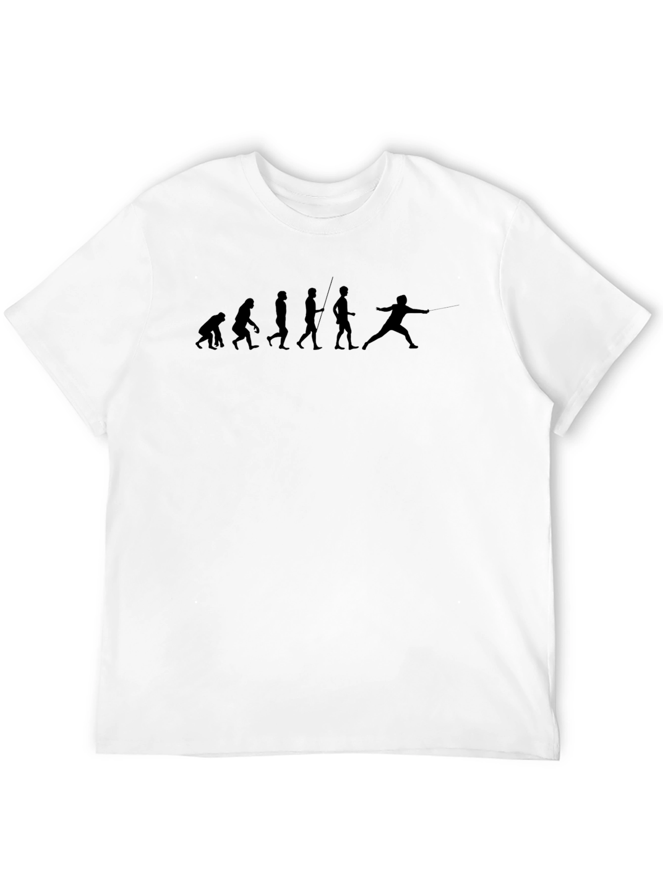 Evolution of Fencing Graphic T-Shirt