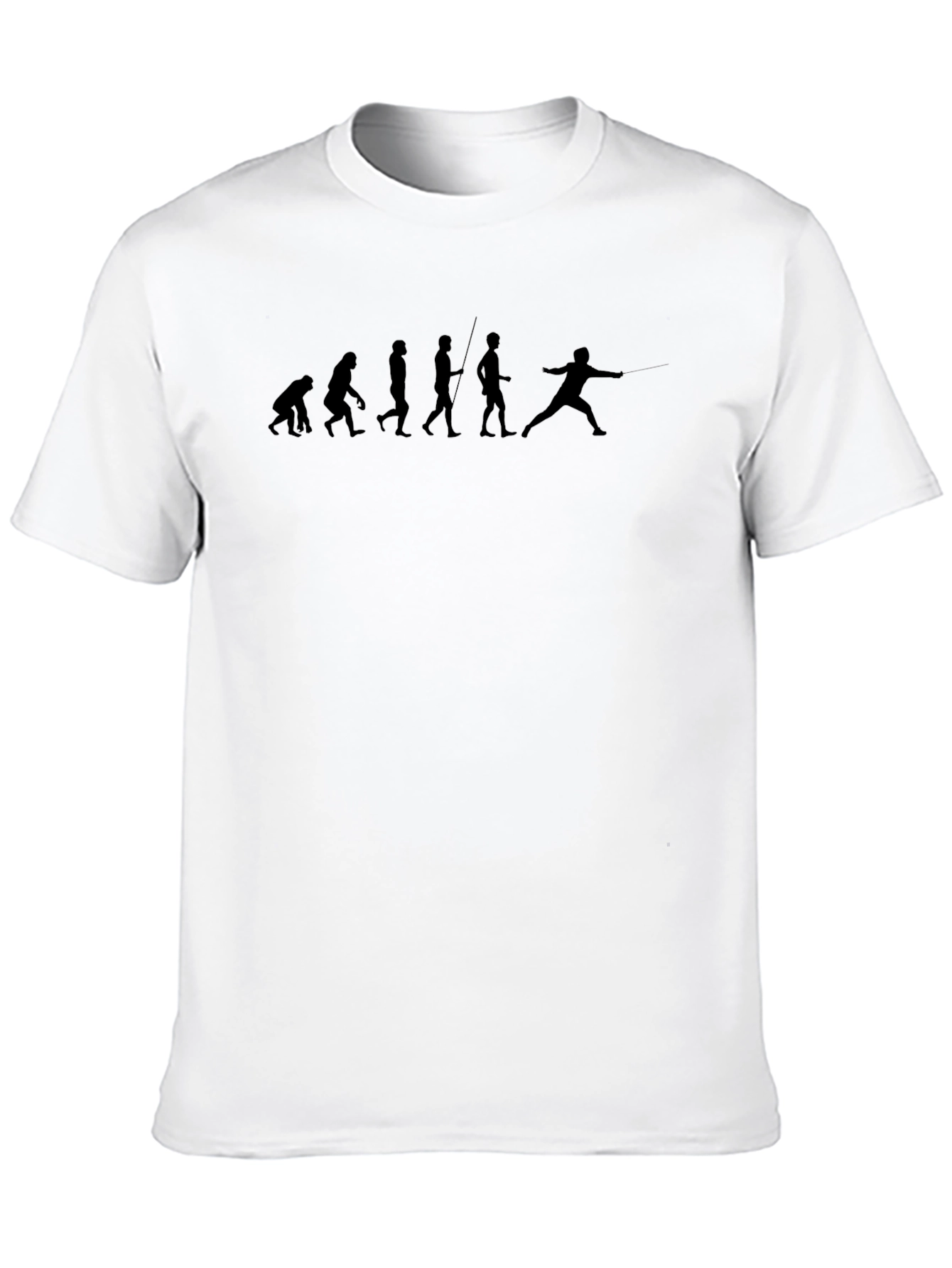 Evolution of Fencing Graphic T-Shirt