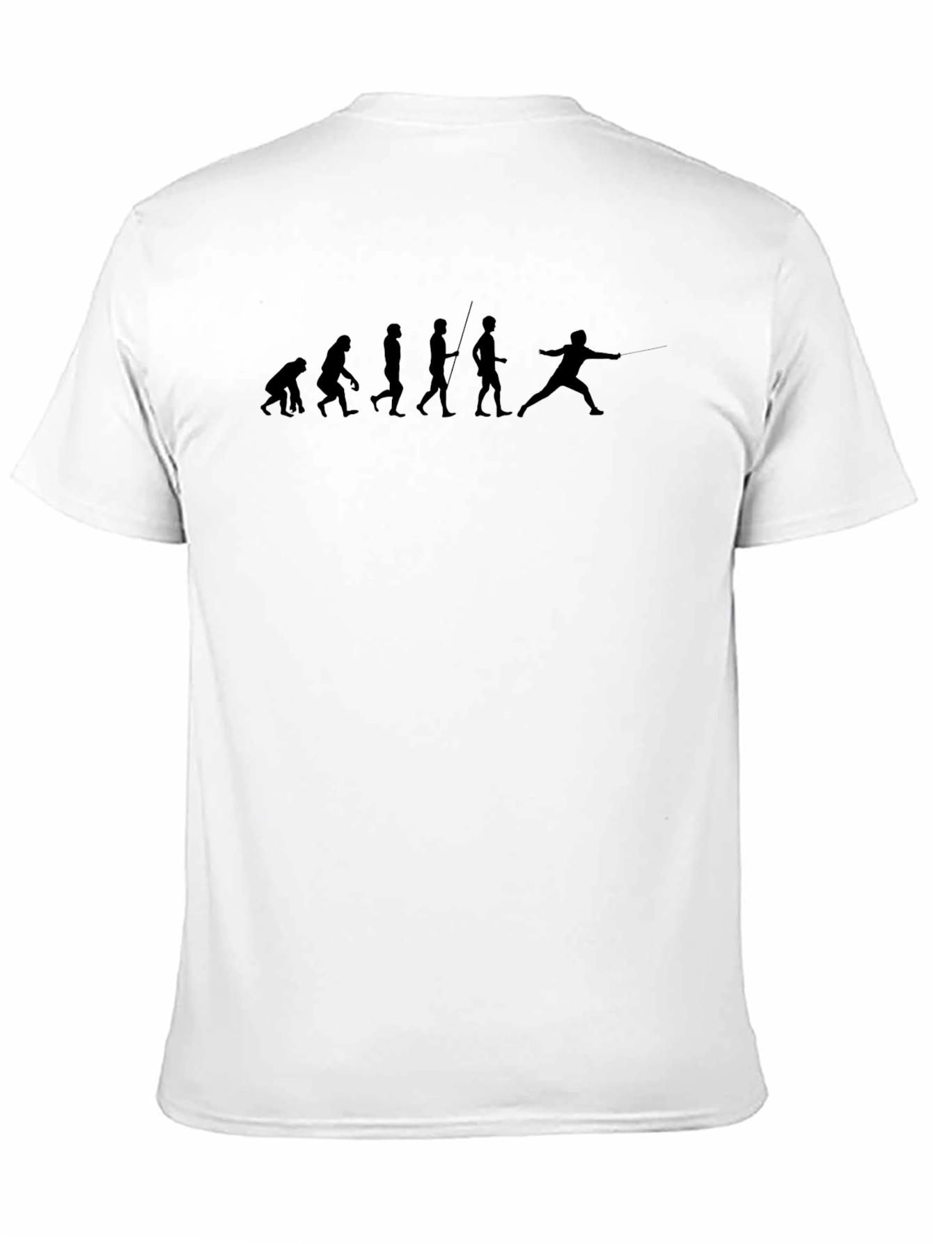 Evolution of Fencing Graphic T-Shirt