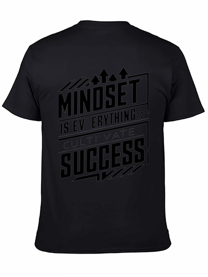 Mindset Success Black Graphic Tee