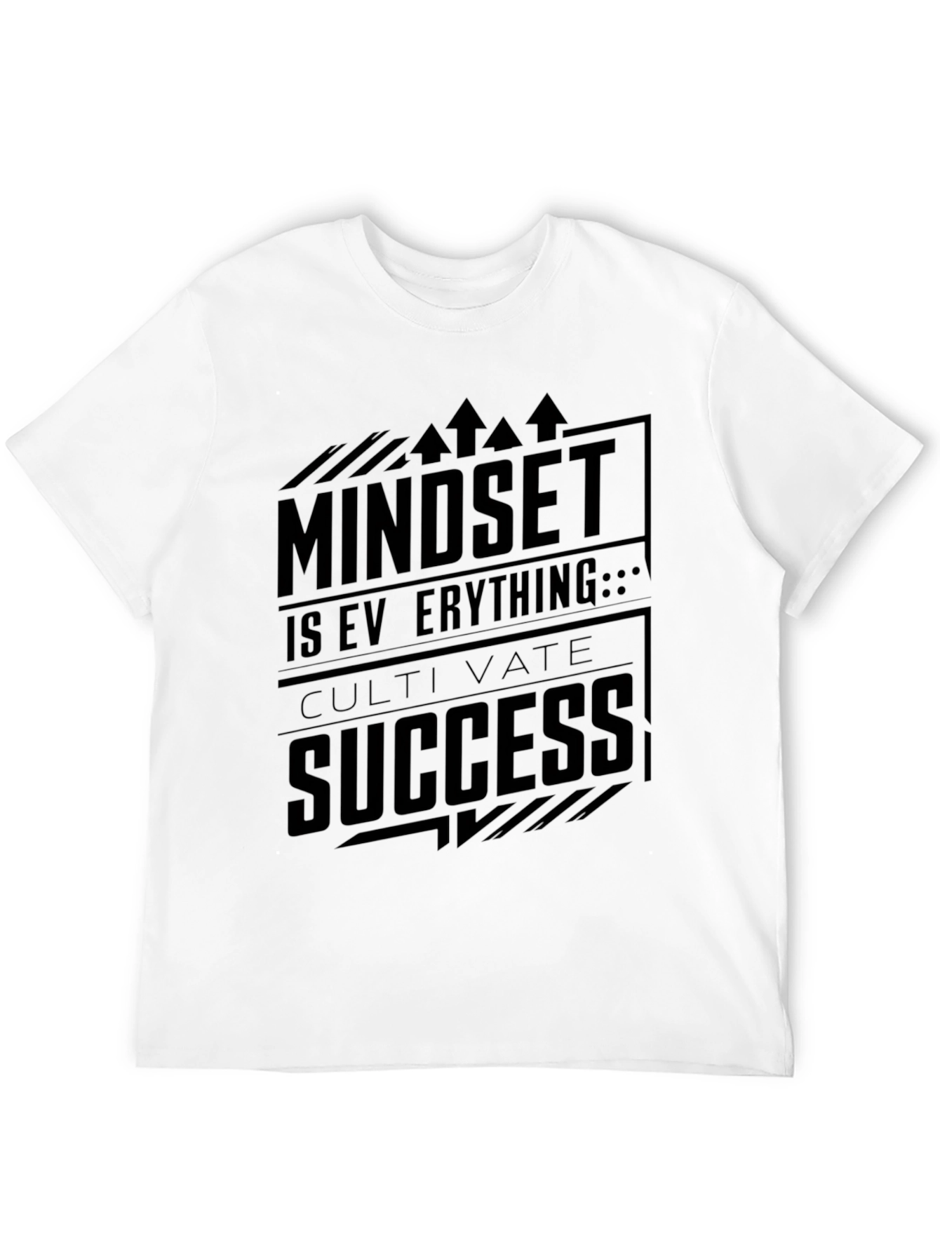Mindset Success Black Graphic Tee
