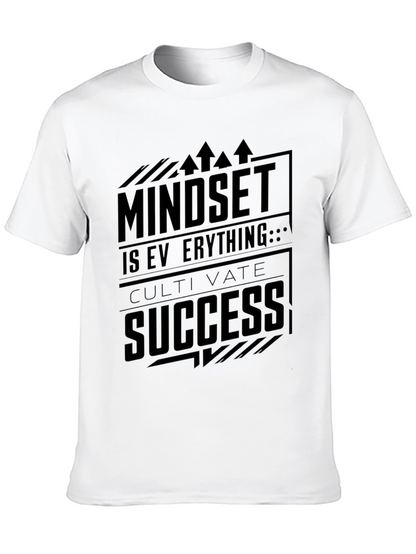 Mindset Success Black Graphic Tee