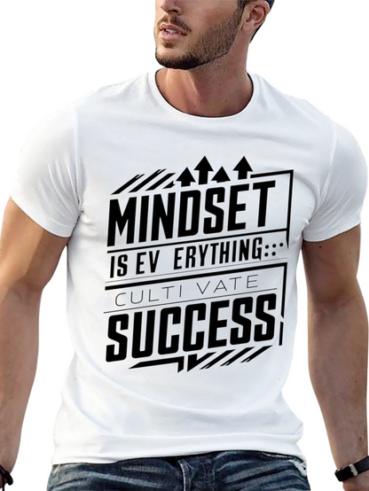 Mindset Success Black Graphic Tee