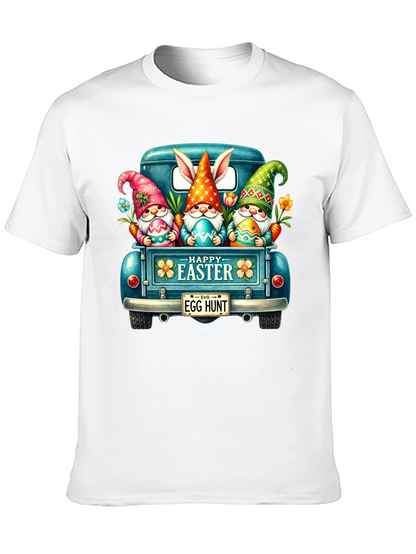 Easter Gnomes in Truck Graphic T-Shirt