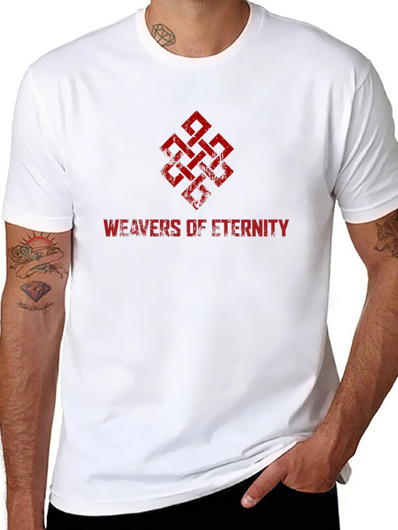 Weavers of Eternity Graphic Tee - Black