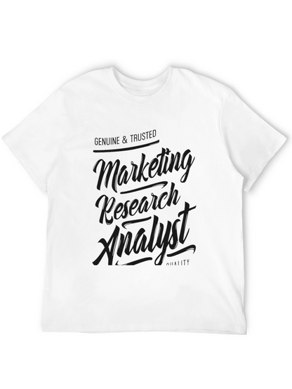 Marketing Research Analyst T-Shirt - Black